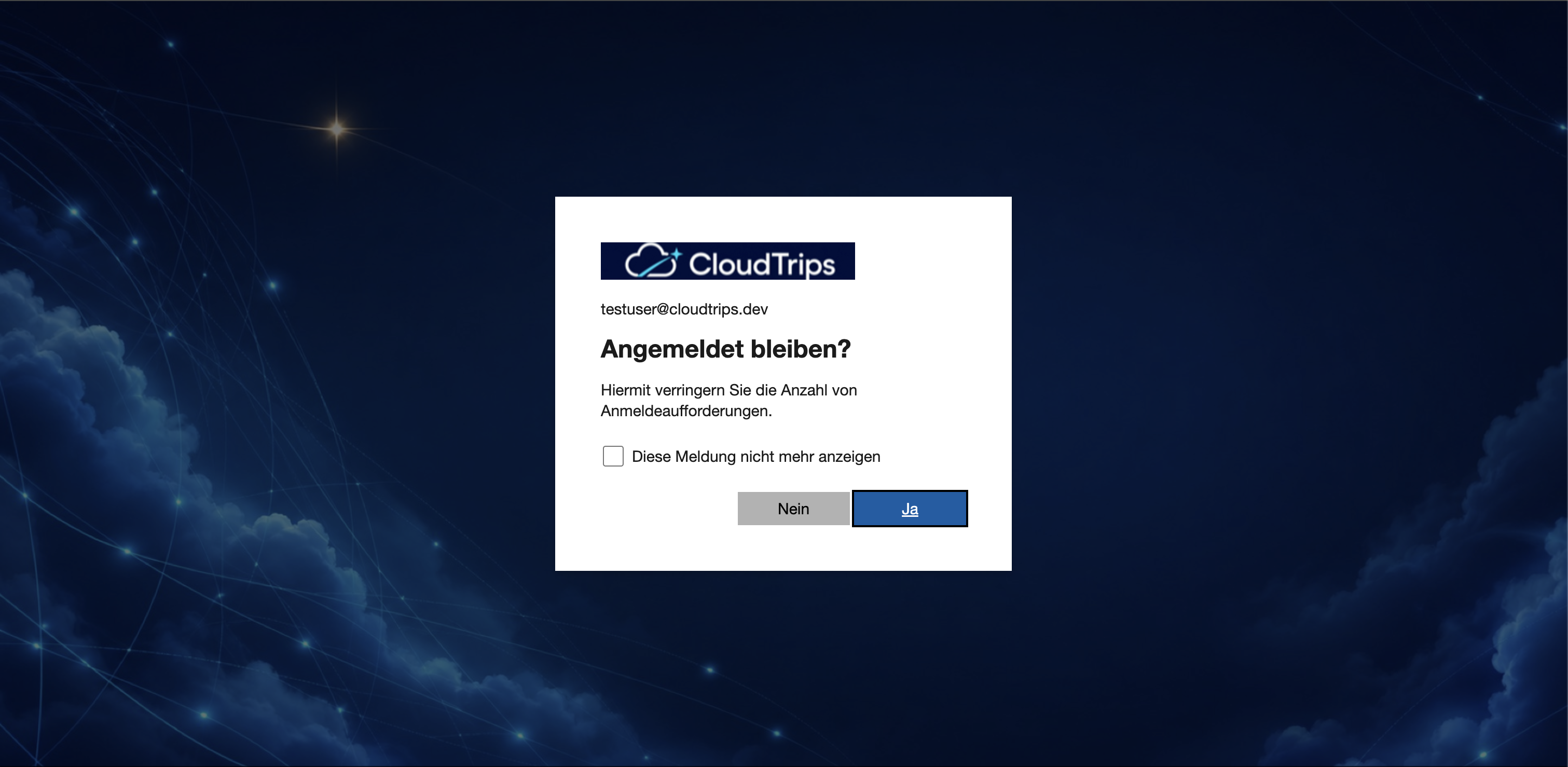 Application Sign-in nach genehmigtem Admin Consent